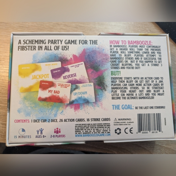 Bamboozled Bluffing Dice Game & Most Likely To - Picture 4 of 8